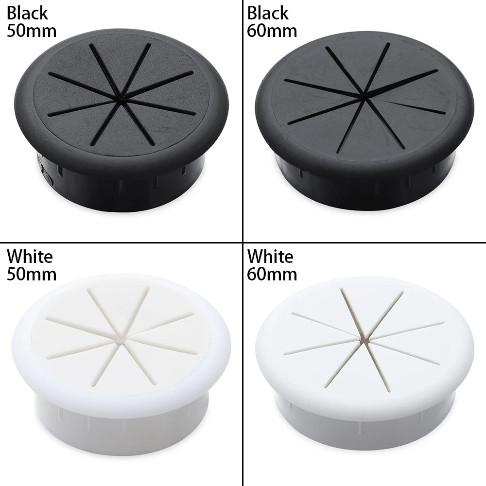 Passe-Câble de Bureau avec Couvercle en Silicone – Organisation & Design