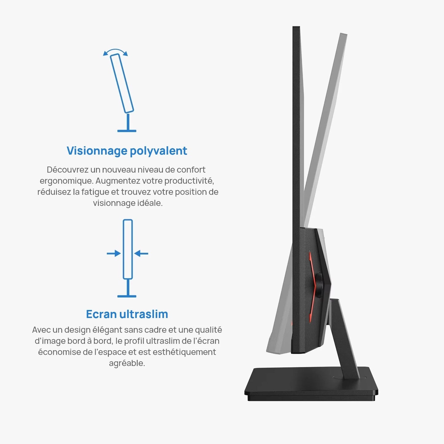 ARZOPA M1RC – Moniteur Gaming 27" QHD 2K, 180Hz, IPS, FreeSync, 1ms
