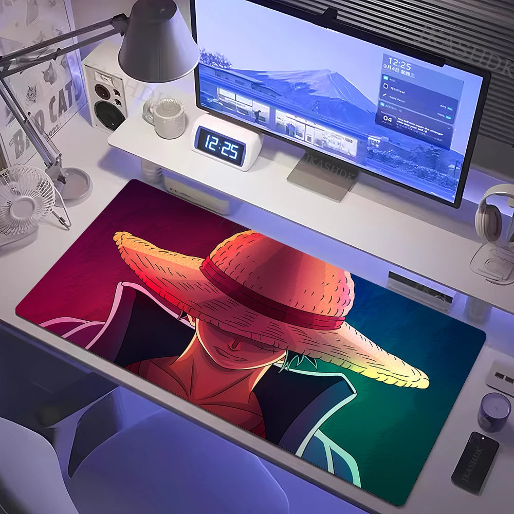Tapis de souris XXL One Piece – Sunny & Mugiwara | Gaming & Bureau | Antidérapant | Design Anime