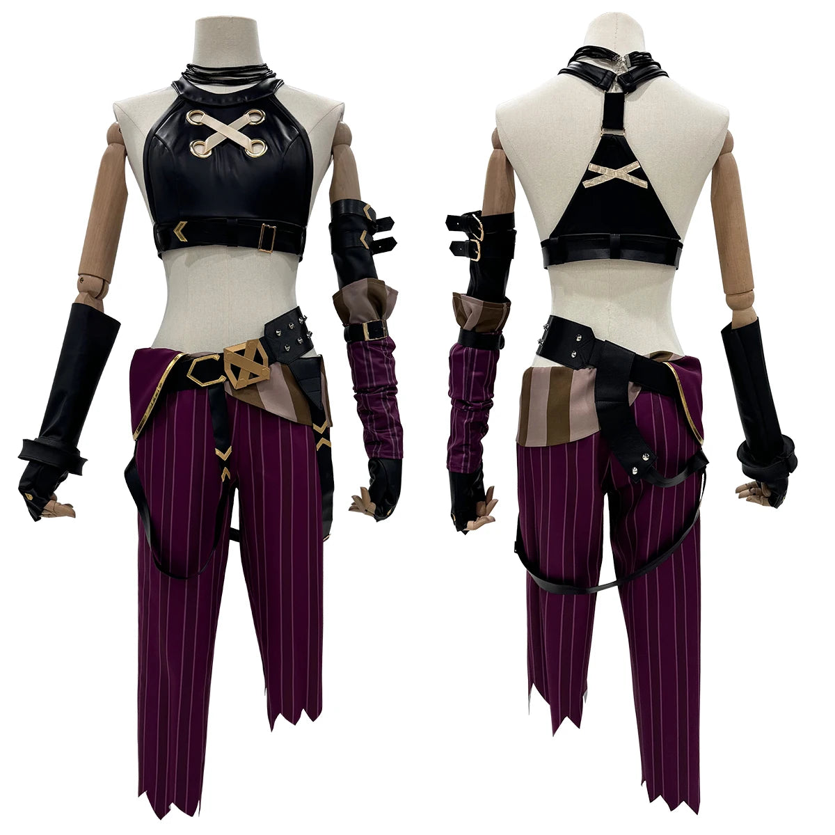 Cosplay Jinx – League of Legends (LOL) – Costume Complet avec Accessoires