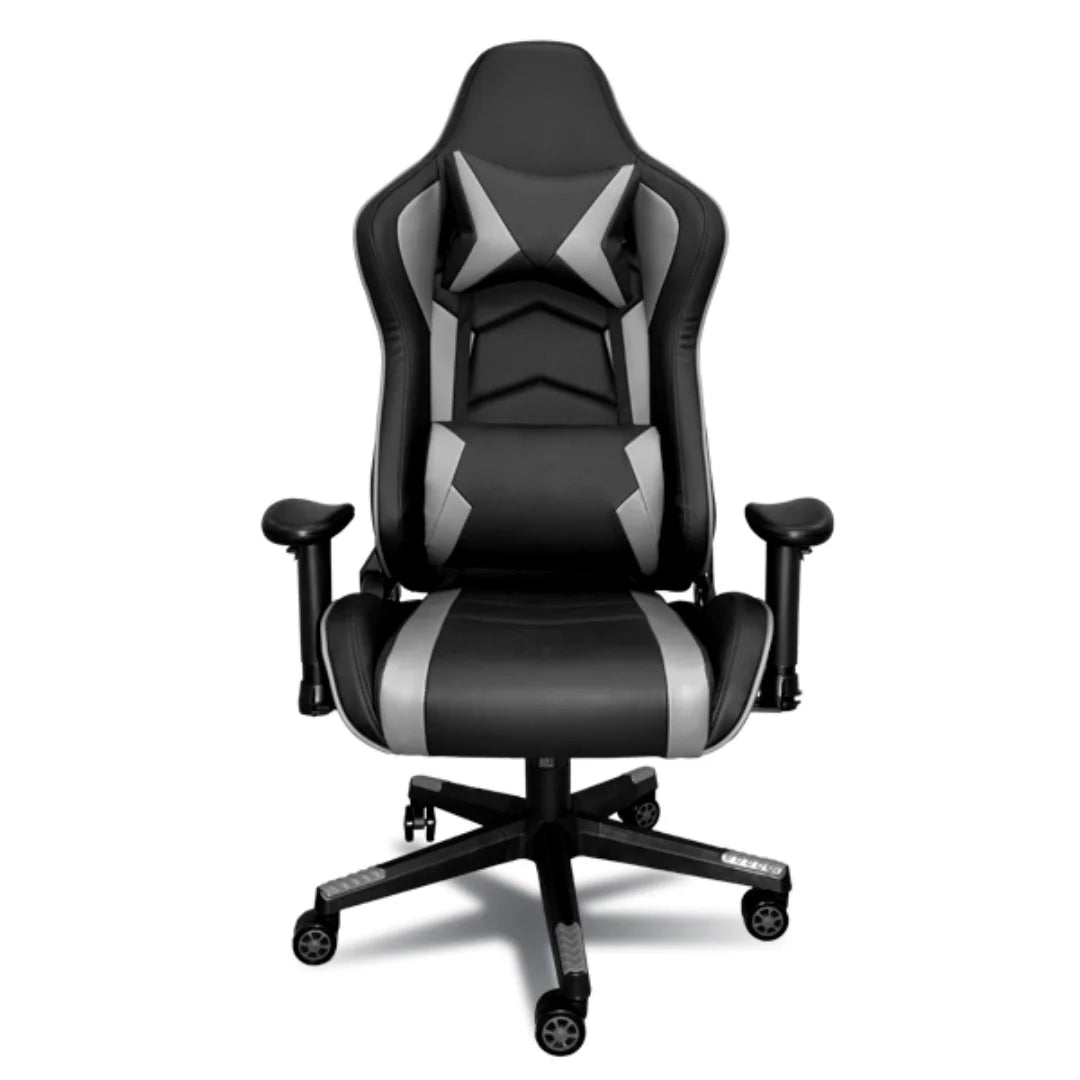 Chaise Gaming Ergonomique à Dossier Haut – Rotation 360°, Support Lombaire, Repose-Pieds Intégré