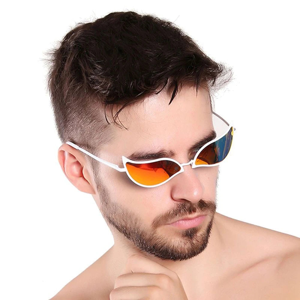 Donquixote PVC Lunettes de Soleil – Doflamingo Cosplay | Œil de Chat Unisexe | Accessoire Anime & Fête