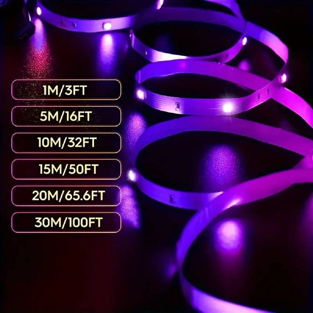 Bande LED RGB 5050 Bluetooth – Ambiance Lumineuse Connectée