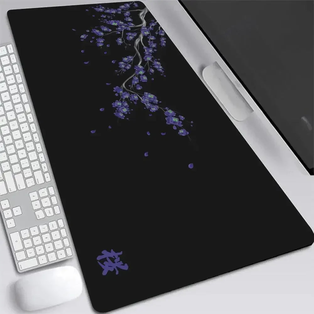 Tapis de souris XXL Japon Sakura – Gaming & Bureau | Motif cerisier | Antidérapant | Plusieurs tailles
