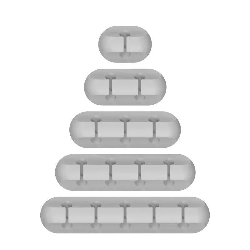 Organisateur de câbles USB en Silicone – Clips de Gestion pour Bureau et Maison