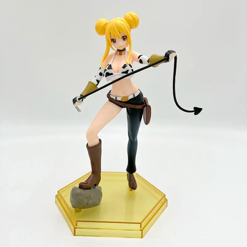 Figurine Fairy Tail – Lucy Heartfilia / Erza Scarlett / Mirajane Strauss (17 cm)