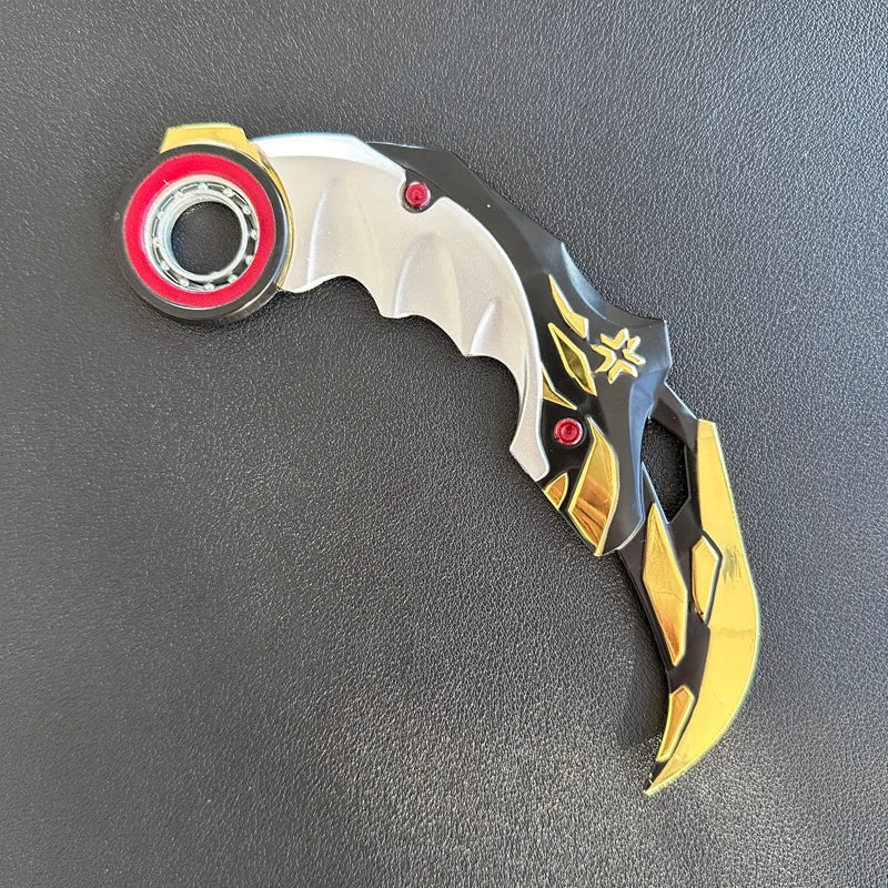 Karambit Rotatif – Réplique Valorant Champions 2021 | Métal | Cosplay & Décoration