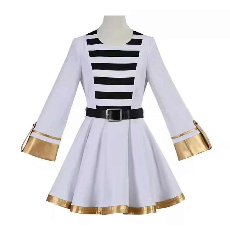 Cosplay Sousou No Frieren – Costume Complet avec Perruque, Accessoires et Oreilles d’Elfe