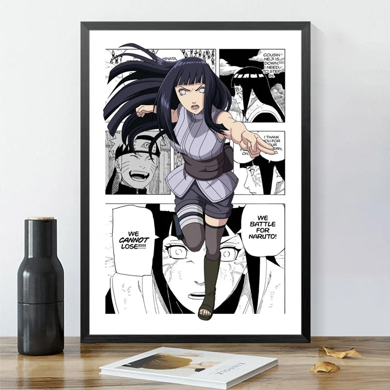 Affiche Murale Naruto Shippuden – Décoration Anime pour Chambre & Salon