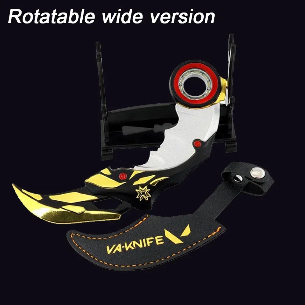 Karambit Rotatif – Réplique Valorant Champions 2021 | Métal | Cosplay & Décoration
