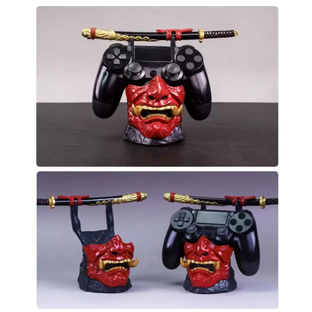 Support de Manette War Ghost avec Katana – Design Japonais Unique pour PS5, Switch & Xbox