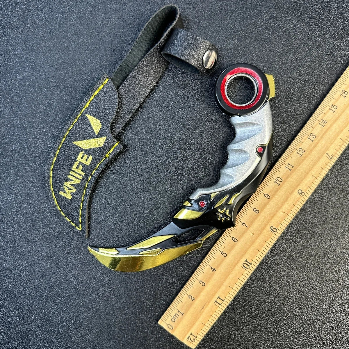 Karambit Rotatif – Réplique Valorant Champions 2021 | Métal | Cosplay & Décoration