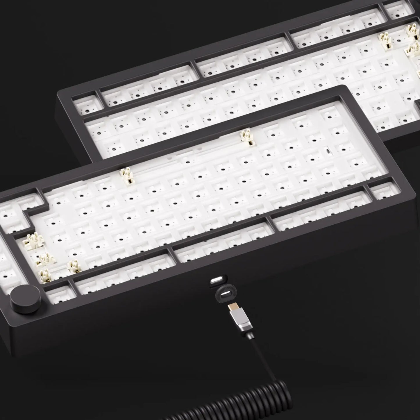 Akko MonsGeek M1 V5 – Clavier mécanique Barebone 75% Tri-Mode, VIA Compatible, Échange à chaud, RGB, Batterie 8000 mAh
