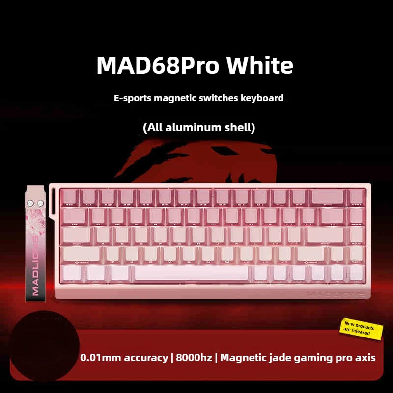 MAD68 Pro 60HE – Clavier Gaming Magnétique, Hot-Swap, Rapid Trigger, RGB, 60 % Compact