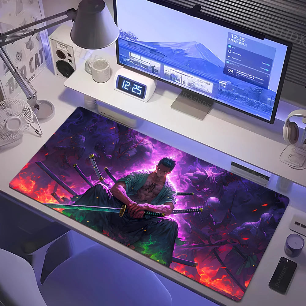 Tapis de souris XXL One Piece – Sunny & Mugiwara | Gaming & Bureau | Antidérapant | Design Anime