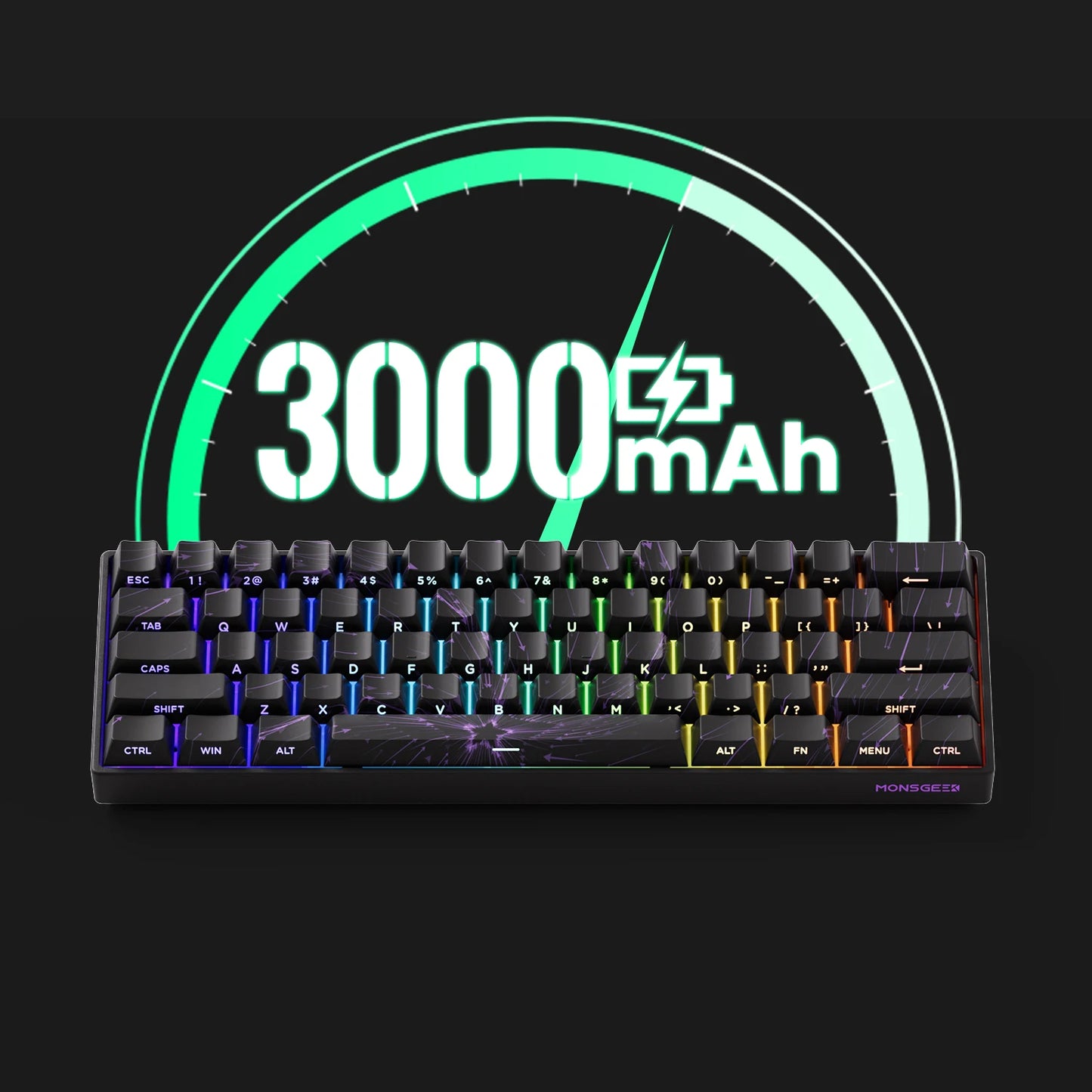 Clavier Gaming Monsgeek FUN60 Pro & MAX – Switchs Magnétiques, 60% Compact, 8K Polling Rate, ARGB