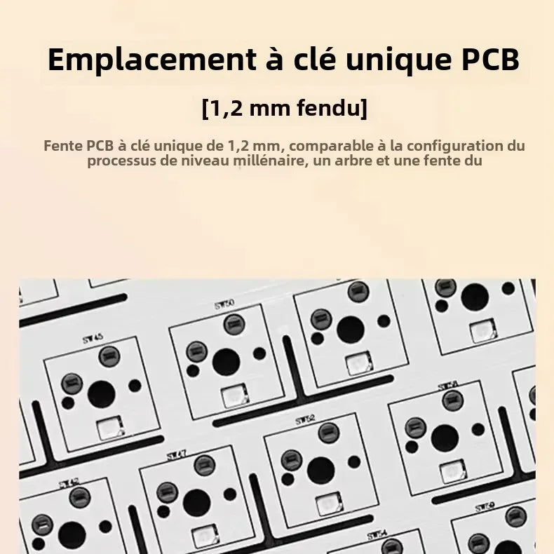 Clavier Mécanique AULA F108 Pro – Sans Fil Bluetooth, Écran TFT Intelligent, Hot-Swap, RGB