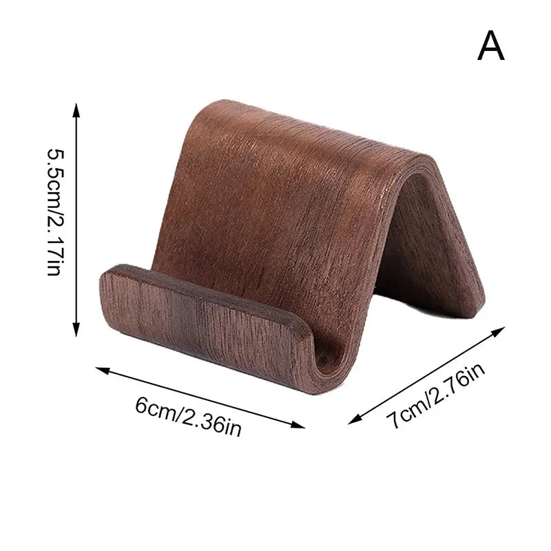 Support de Téléphone Multifonctionnel en Bois Massif – Élégance & Praticité