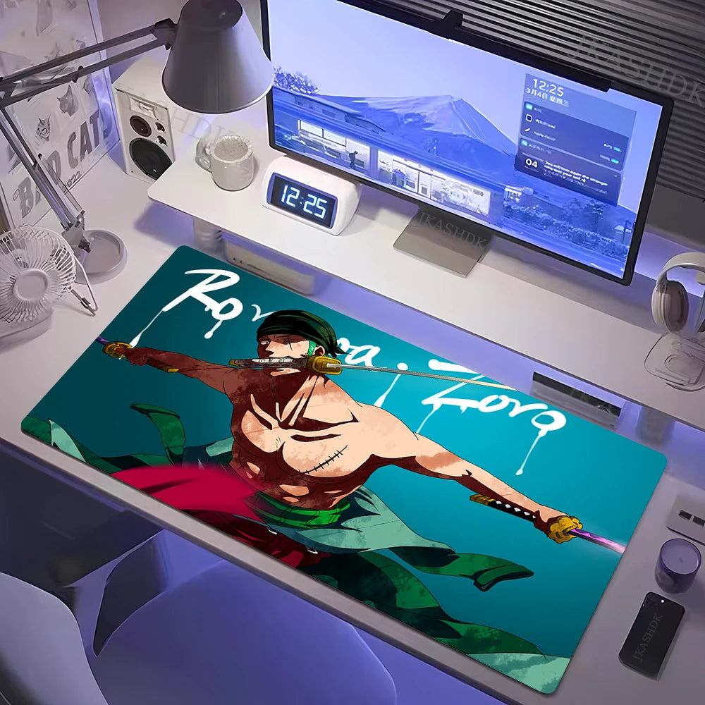 Tapis de souris XXL One Piece – Sunny & Mugiwara | Gaming & Bureau | Antidérapant | Design Anime