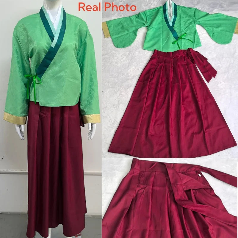 Cosplay Maomao – Kusuriya no Hitorigoto | Costume + Perruque – Robe Traditionnelle pour Femme
