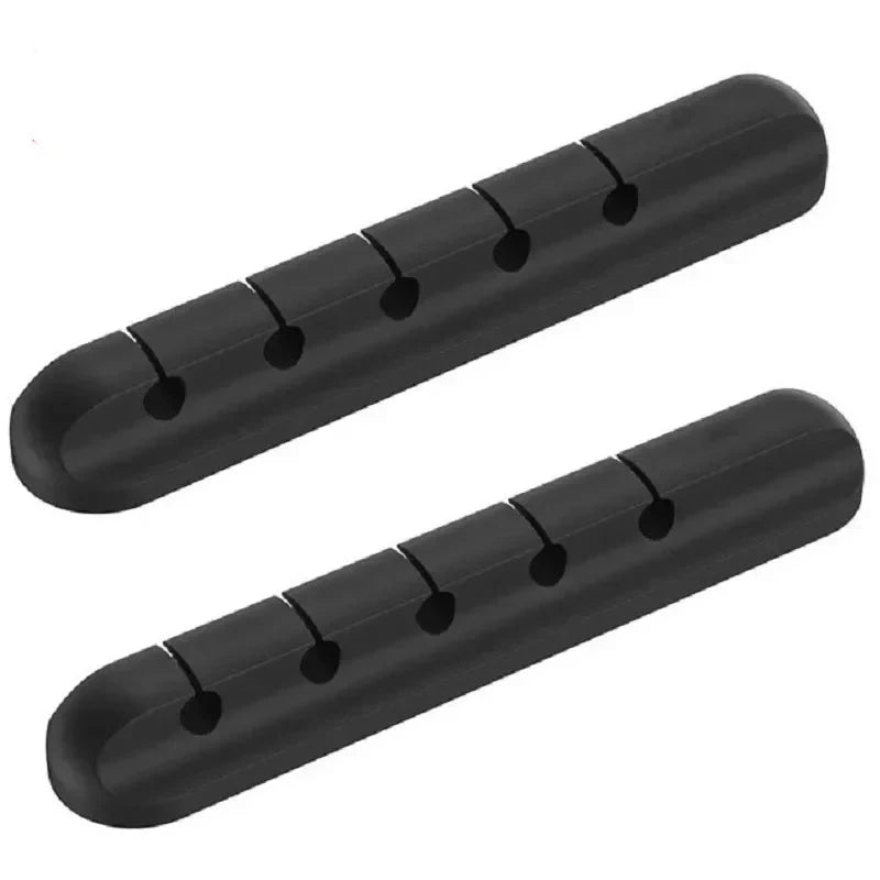 Organisateur de Câbles USB en Silicone – Gestion Facile et Propre des Fils | 1 ou 2 Pièces