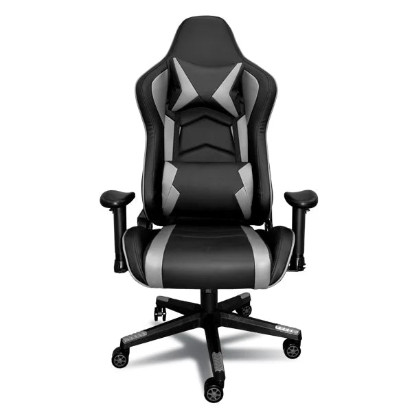 Chaise Gaming Ergonomique à Dossier Haut – Rotation 360°, Support Lombaire, Repose-Pieds Intégré
