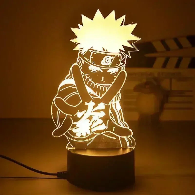 Veilleuse LED 3D Naruto – Lampe d’Ambiance Manga