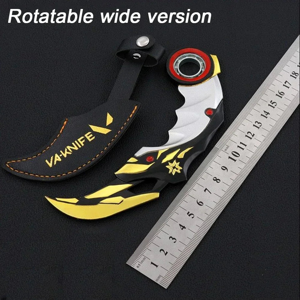 Karambit Rotatif – Réplique Valorant Champions 2021 | Métal | Cosplay & Décoration
