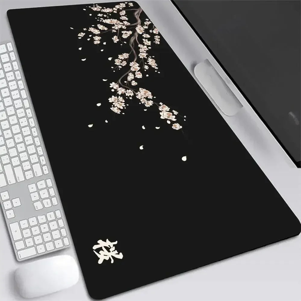 Tapis de souris XXL Japon Sakura – Gaming & Bureau | Motif cerisier | Antidérapant | Plusieurs tailles