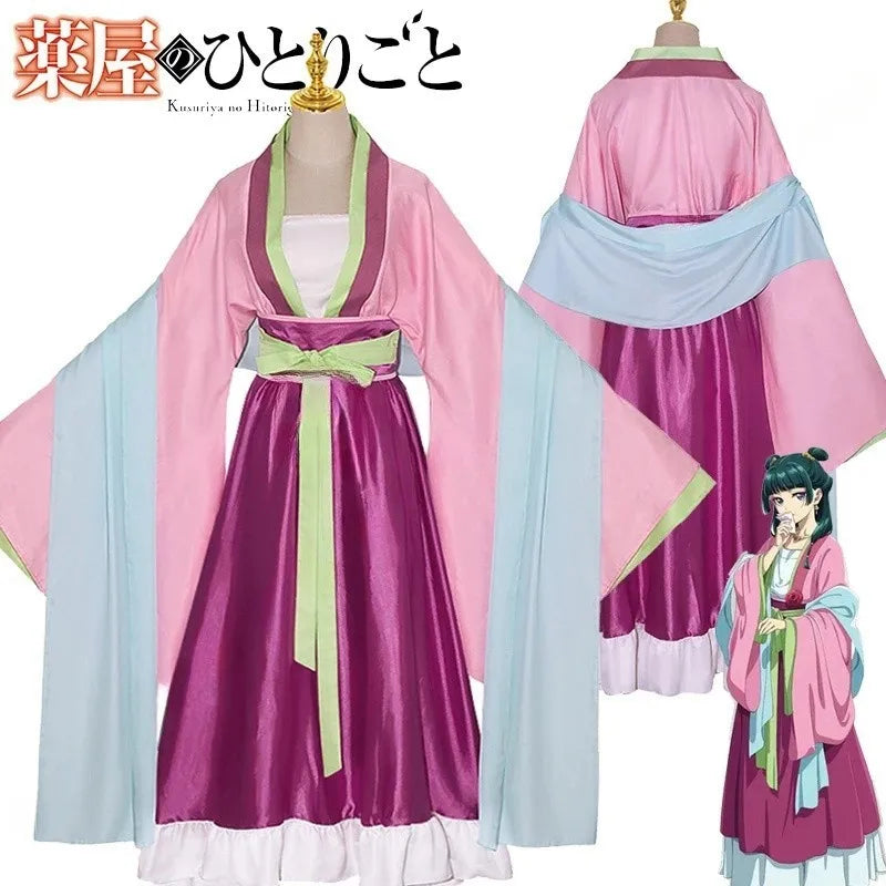 Cosplay Maomao – Kusuriya no Hitorigoto | Costume + Perruque – Robe Traditionnelle pour Femme