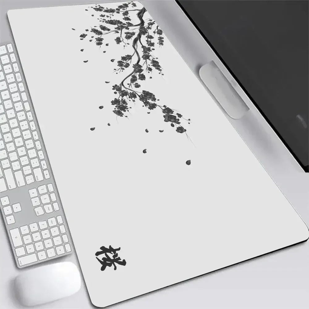 Tapis de souris XXL Japon Sakura – Gaming & Bureau | Motif cerisier | Antidérapant | Plusieurs tailles