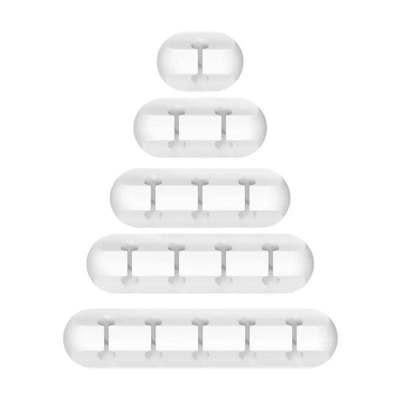 Organisateur de câbles USB en Silicone – Clips de Gestion pour Bureau et Maison