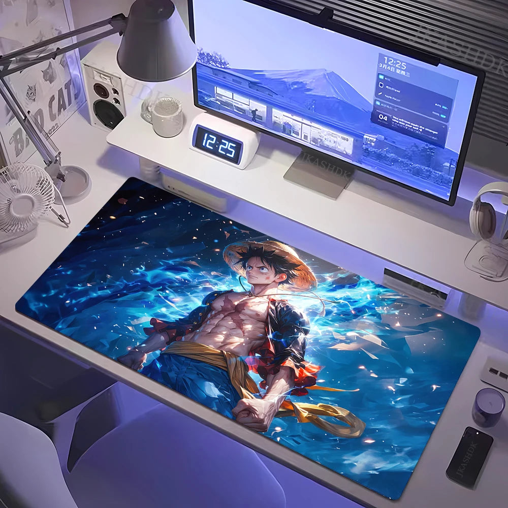 Tapis de souris XXL One Piece – Sunny & Mugiwara | Gaming & Bureau | Antidérapant | Design Anime