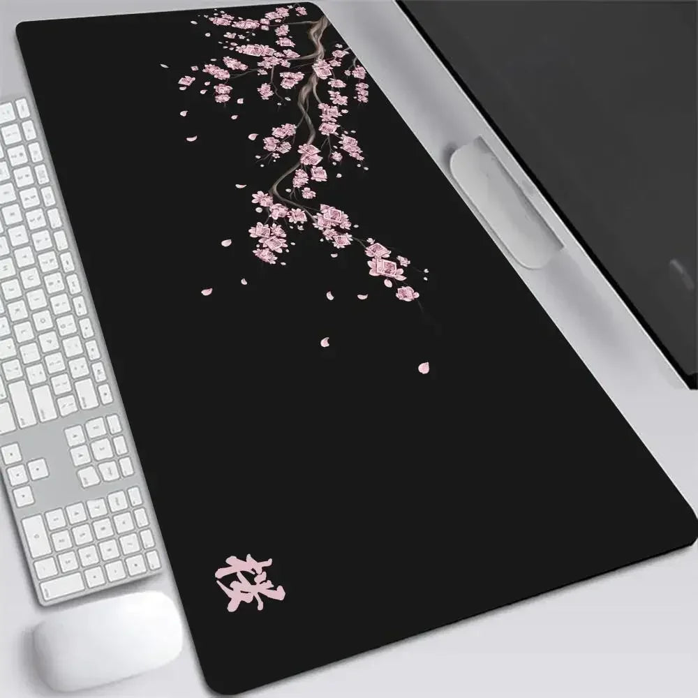 Tapis de souris XXL Japon Sakura – Gaming & Bureau | Motif cerisier | Antidérapant | Plusieurs tailles