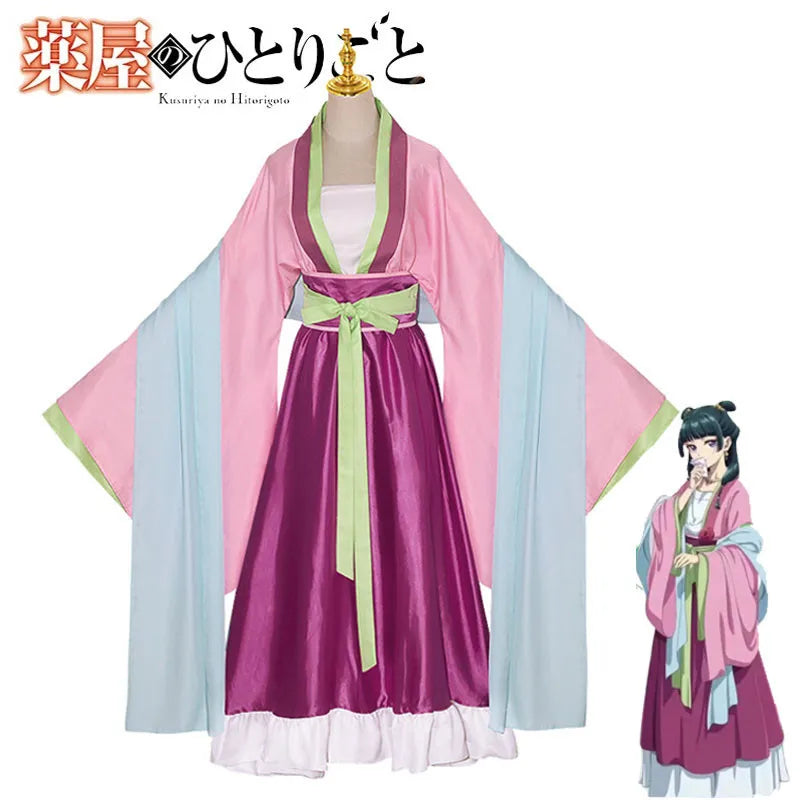 Cosplay Maomao – Kusuriya no Hitorigoto | Costume + Perruque – Robe Traditionnelle pour Femme