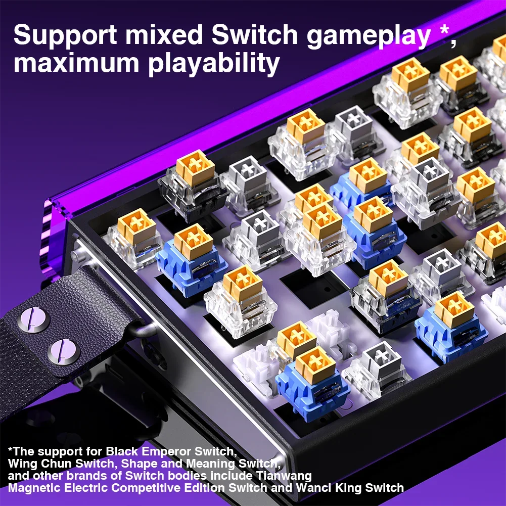 Clavier Gaming AULA HERO 68HE – Switch Magnétique, 68 Touches, RGB, 8K Polling Rate – Filaire Esport