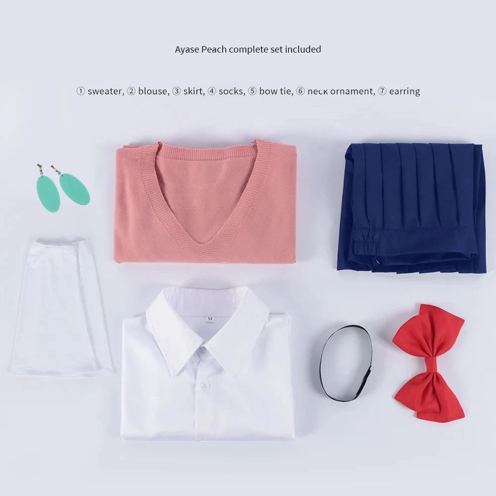 Cosplay Momo Ayase – Dan Da Dan (Set Complet avec Perruque & Accessoires)