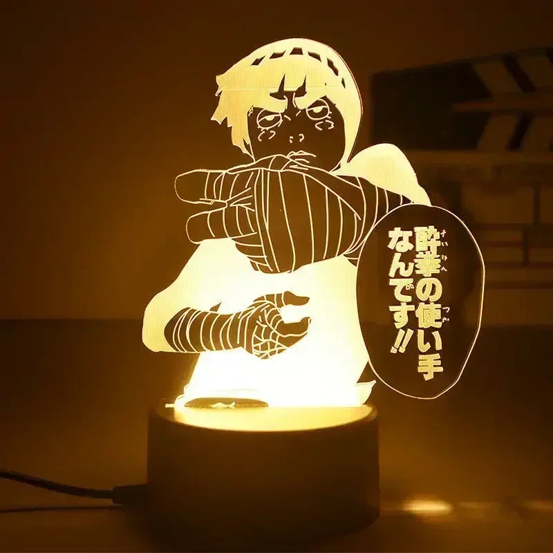Veilleuse LED 3D Naruto – Lampe d’Ambiance Manga