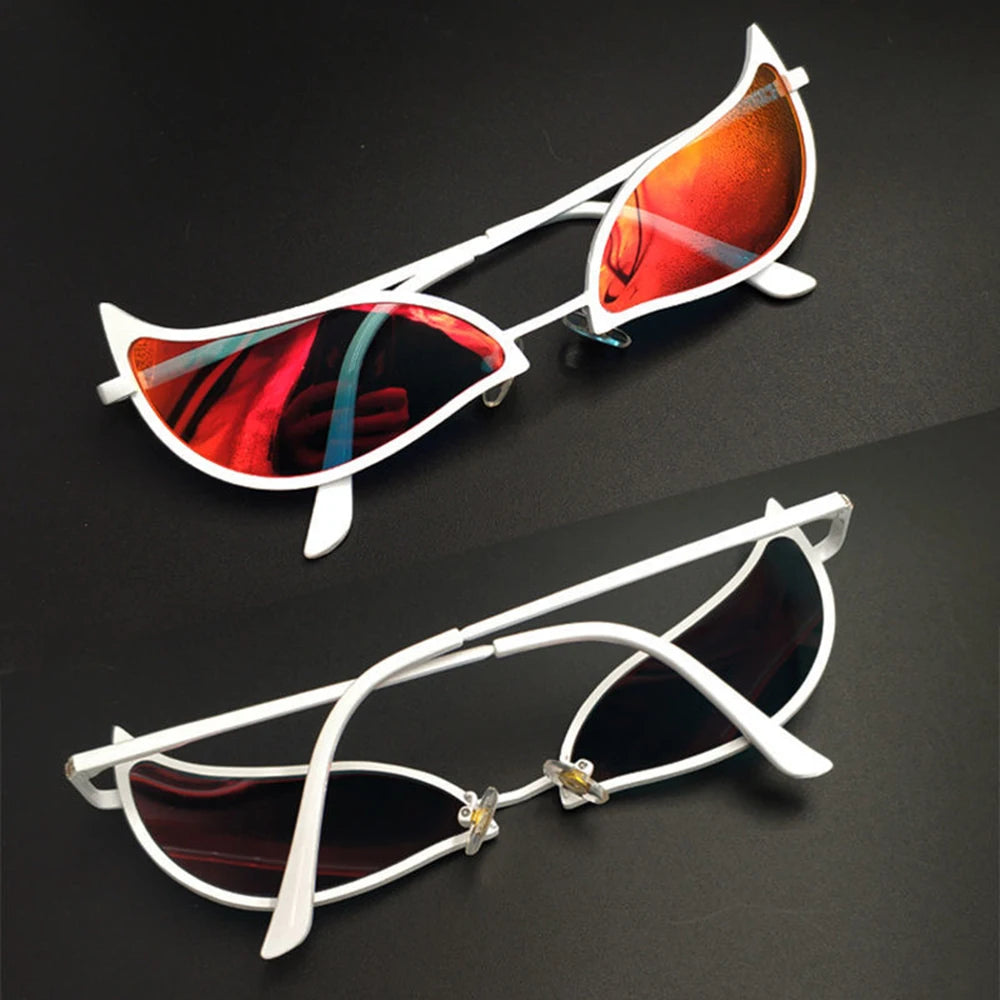 Donquixote PVC Lunettes de Soleil – Doflamingo Cosplay | Œil de Chat Unisexe | Accessoire Anime & Fête
