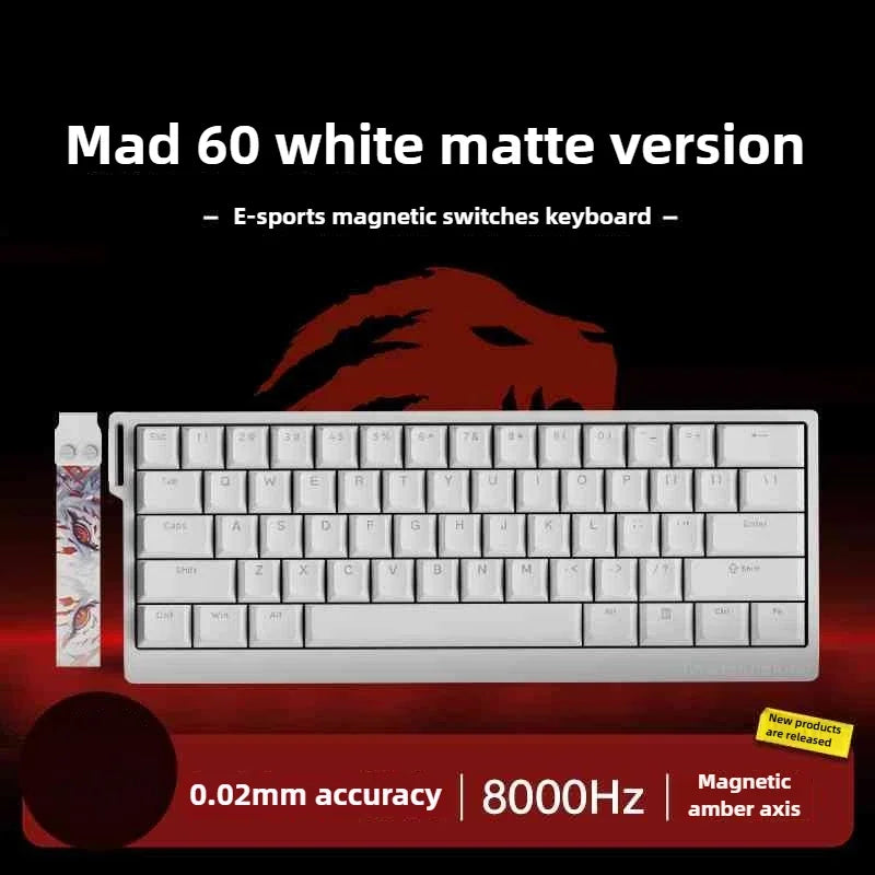 MAD68 Pro 60HE – Clavier Gaming Magnétique, Hot-Swap, Rapid Trigger, RGB, 60 % Compact