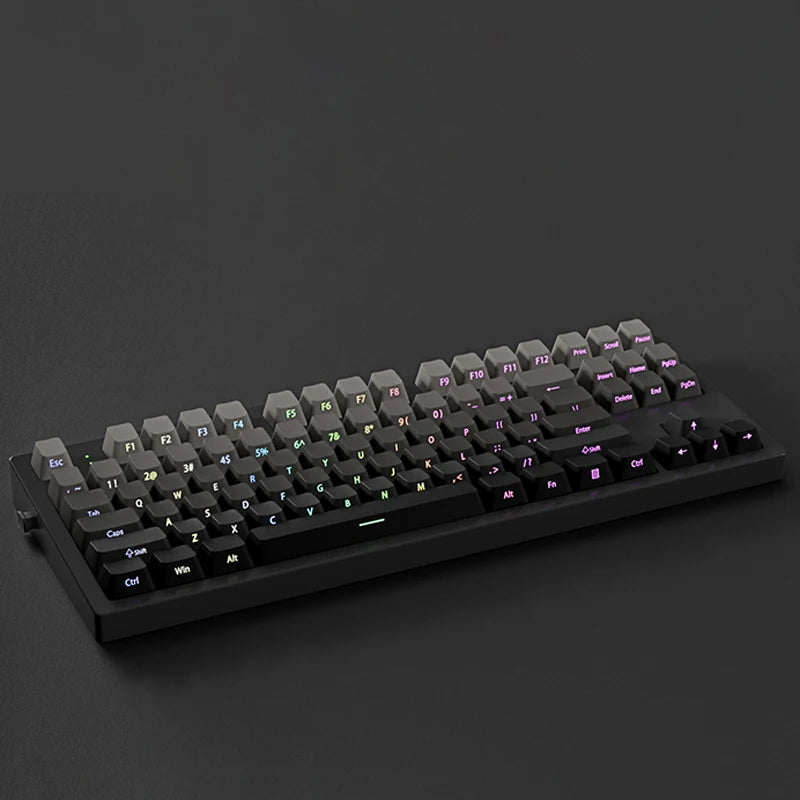 Set de Keycaps PBT Rétroéclairés – Double Injection, RGB, 135 Touches
