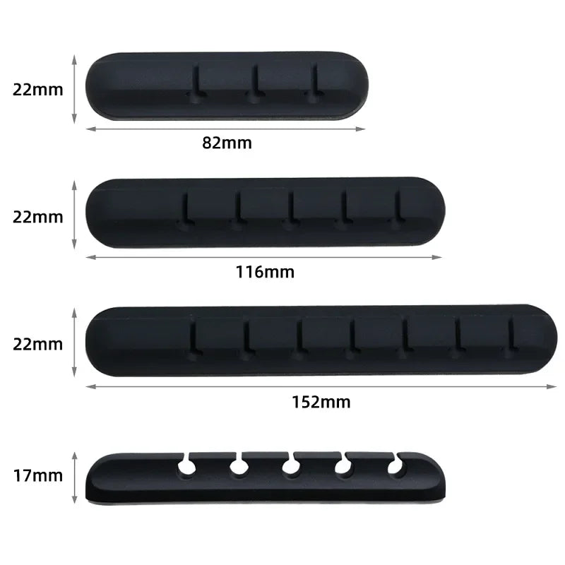 Organisateur de câbles USB en Silicone – Clips de Gestion pour Bureau et Maison