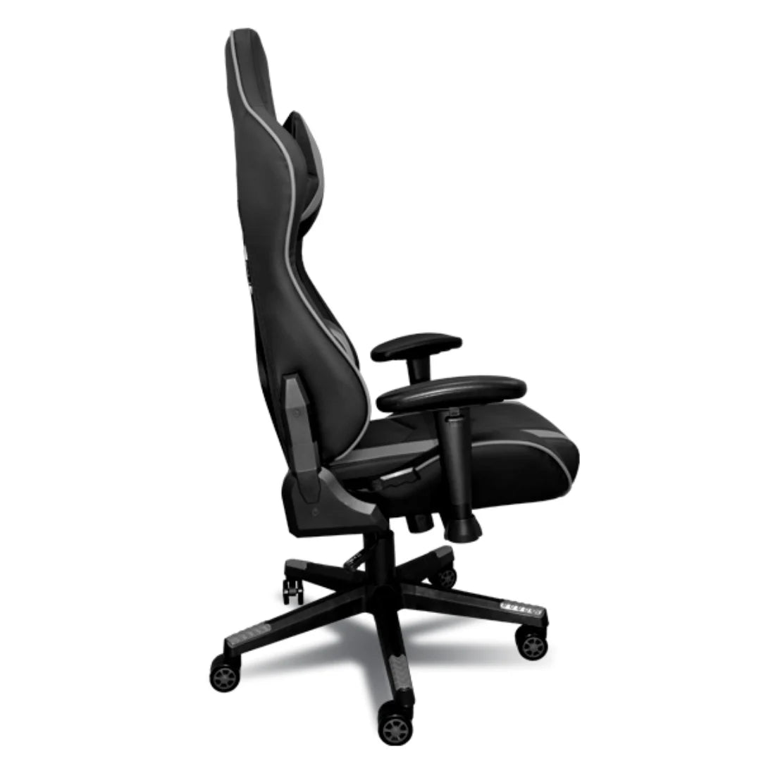Chaise Gaming Ergonomique à Dossier Haut – Rotation 360°, Support Lombaire, Repose-Pieds Intégré