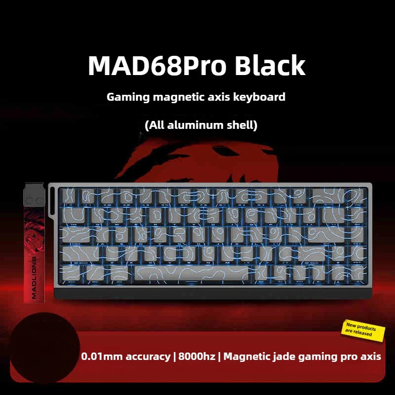 MAD68 Pro 60HE – Clavier Gaming Magnétique, Hot-Swap, Rapid Trigger, RGB, 60 % Compact