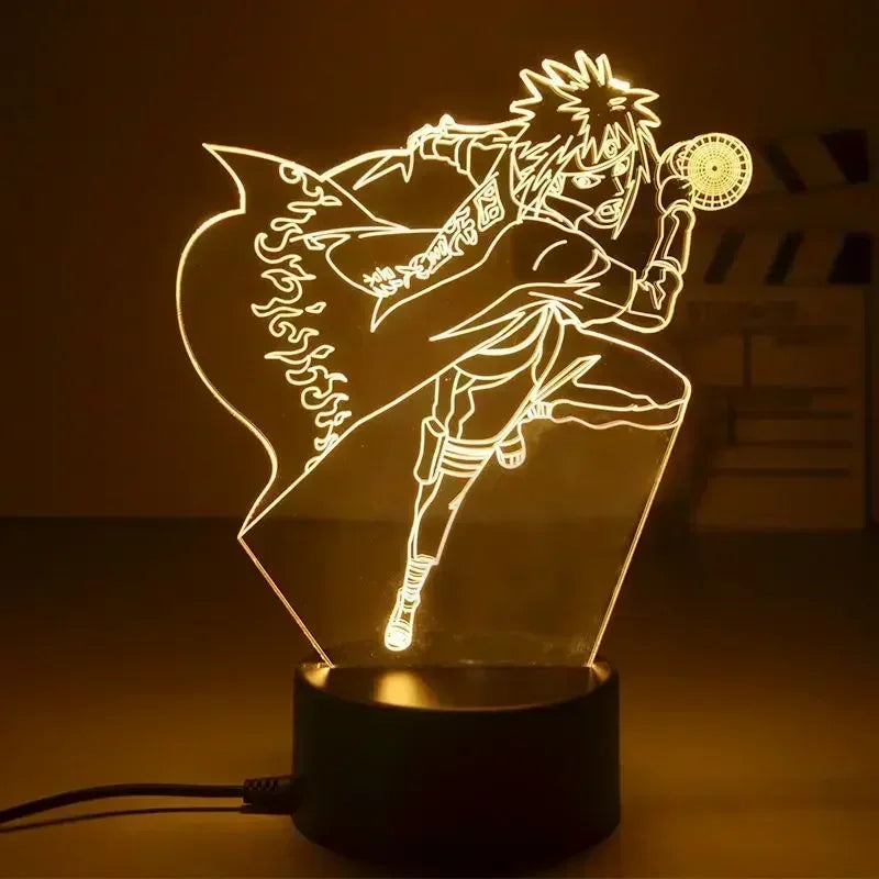 Veilleuse LED 3D Naruto – Lampe d’Ambiance Manga