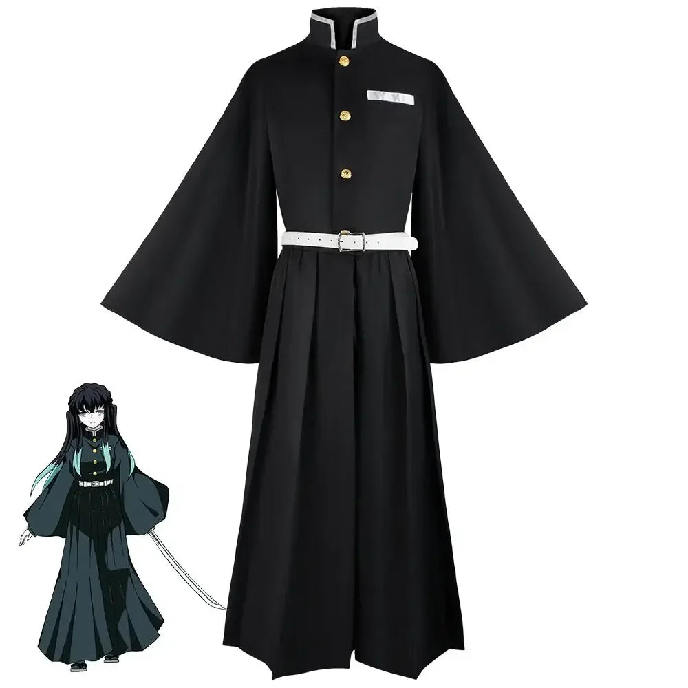 Costume Cosplay Tokitou Muichirou – Kimetsu no Yaiba (Demon Slayer) avec Perruque – Uniforme Kisatsutai