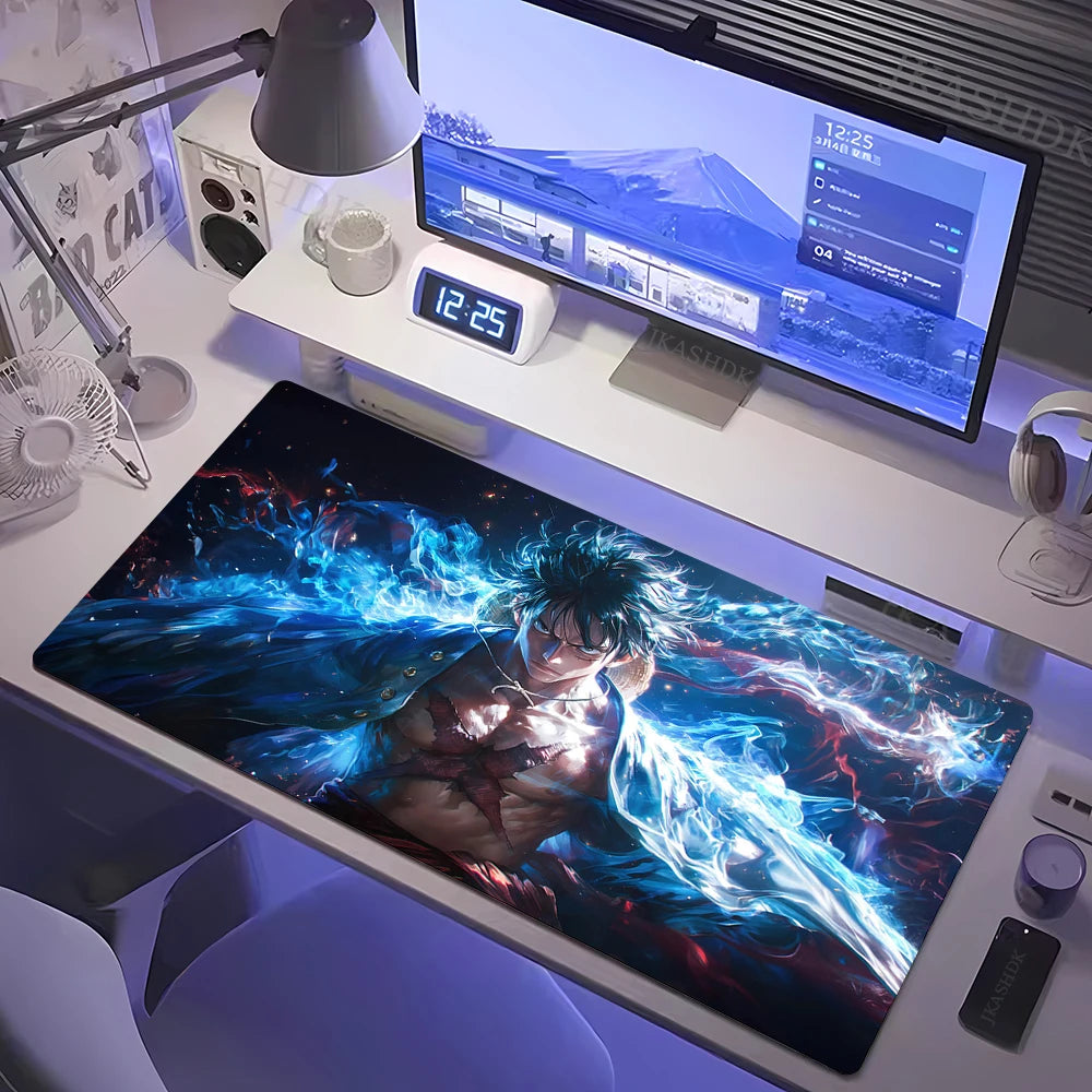 Tapis de souris XXL One Piece – Sunny & Mugiwara | Gaming & Bureau | Antidérapant | Design Anime