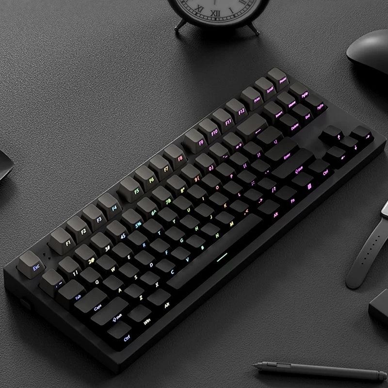 Set de Keycaps PBT Rétroéclairés – Double Injection, RGB, 135 Touches