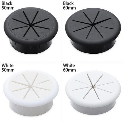 Passe-Câble de Bureau avec Couvercle en Silicone – Organisation & Design