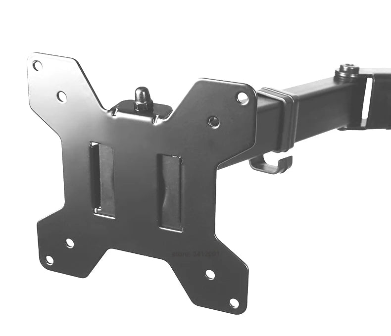 Support double écran ajustable – Fixation par serrage – Rotation à 360°